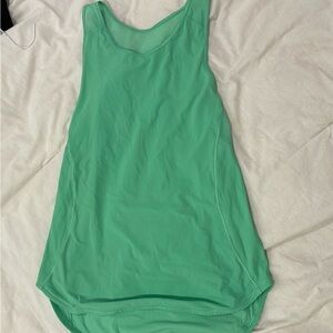 Mint green lululemon racerback tank size 6